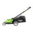 Газонокосилка аккумуляторная GREENWORKS G40LM49DBK4,  49см, несамоходная,  4Ач, с ЗУ [2500207vb]